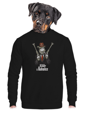 unisex mikina bez kapuce
