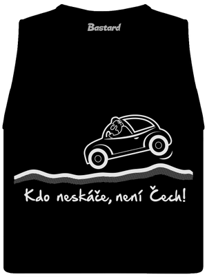 Kdo neskáče dámské tílko volné Black