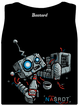 Našrot dámské tílko klasické Black