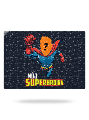Můj superhrdina puzzle White