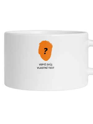 Tvoje hlava hrnek makronka White