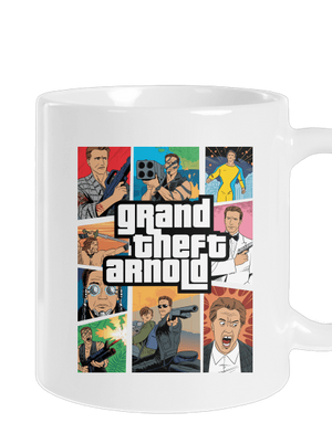 Grand Theft Arnold klasický hrnek White