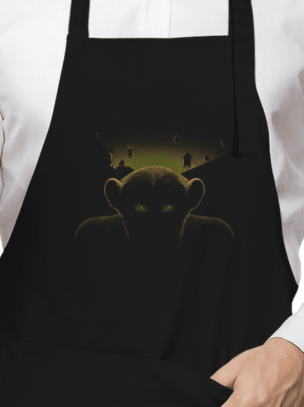Opičí planeta zástěra Black