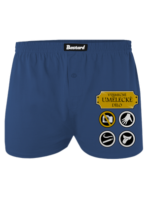 Umělecké dílo pánské trenky Blue