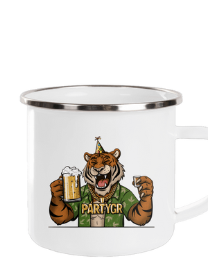 Pártygr plecháček White