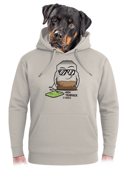 Čajový týpek unisex mikina premium Pastel Macchiato