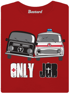 Konkurence dámské tričko s lemem Red Mal