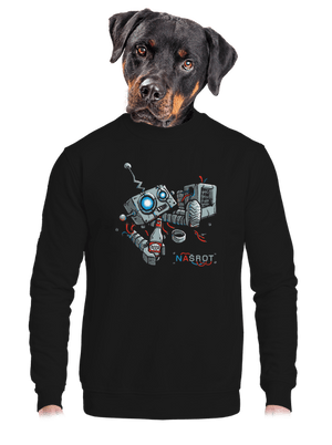 unisex mikina bez kapuce