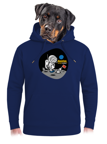 Máme problém unisex mikina premium Navy
