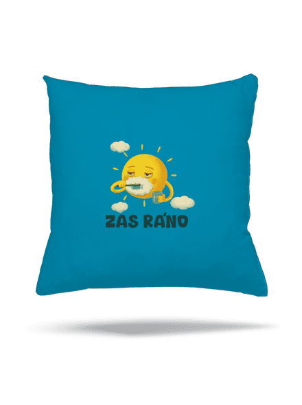 Zas ráno polštář Blue Turquoise