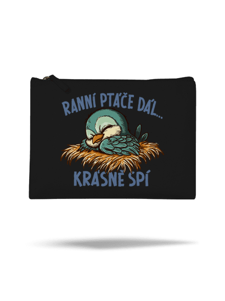 Ranní ptáče spí taštička Black