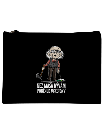Neklidný bez masa taštička Black