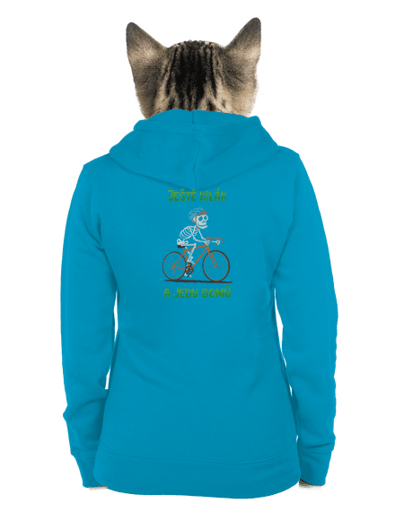 Ještě kilák dámská mikina na zip Blue Atol