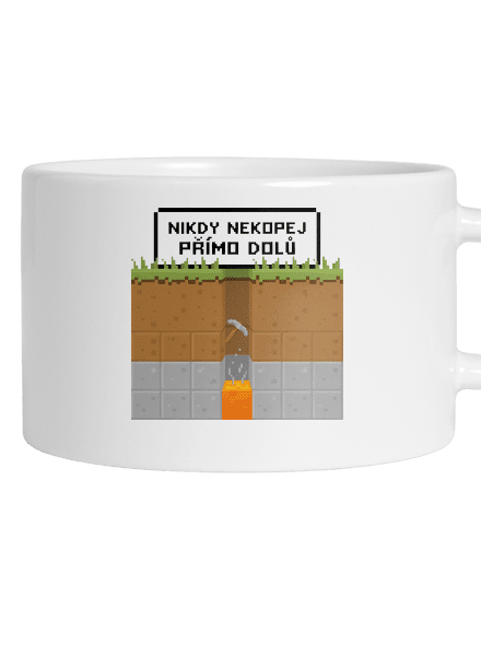 Nekopej dolů hrnek makronka White