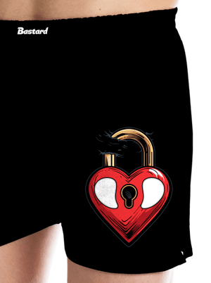 Zámek lásky pánské trenky Black