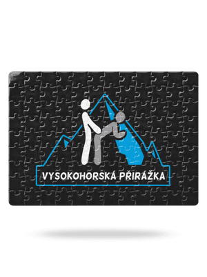 Vysokohorská přirážka puzzle White