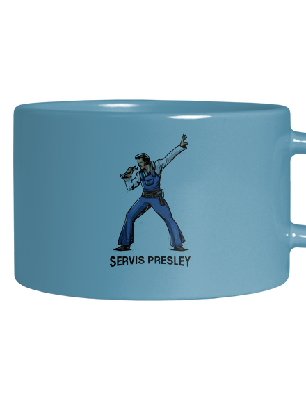 Servis Presley hrnek makronka Blue Macaron