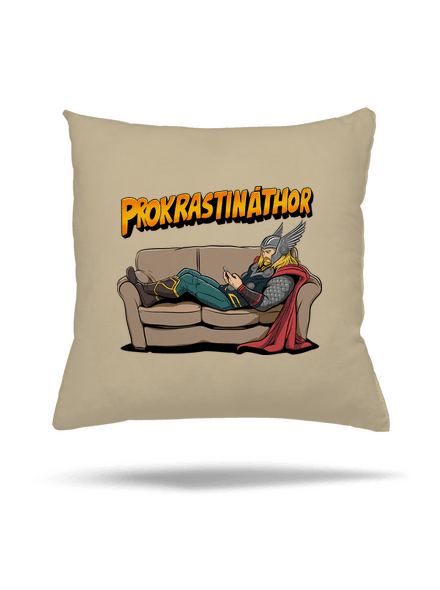 Prokrastináthor polštář Beige