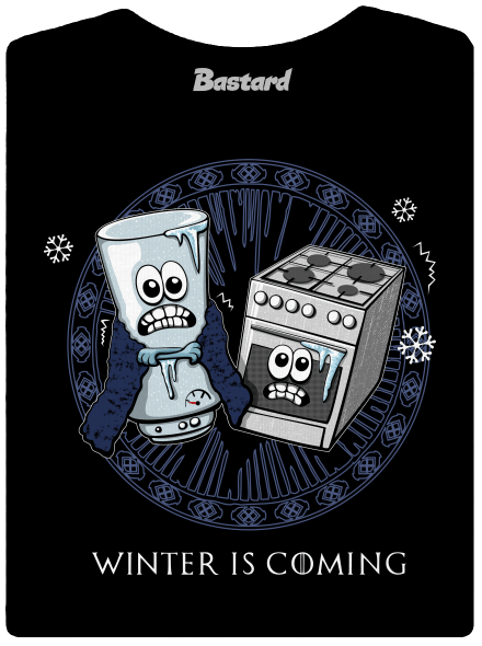 Winter is coming dámské tričko Black