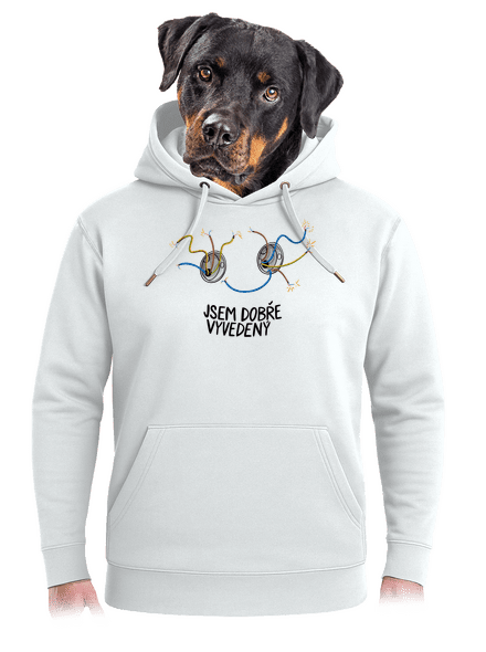 Jsem dobře vyvedený unisex mikina premium Snowwhite