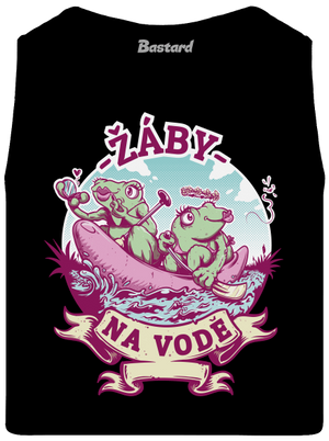 Žáby na vodě pánské tílko Black