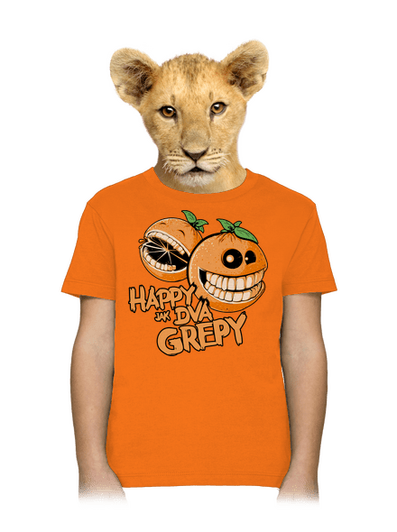 Happy grepy dětské tričko Orange