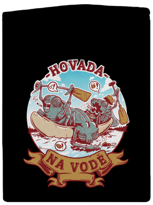 Hovada na vodě dámská mikina na zip Black