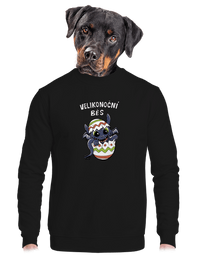unisex mikina bez kapuce