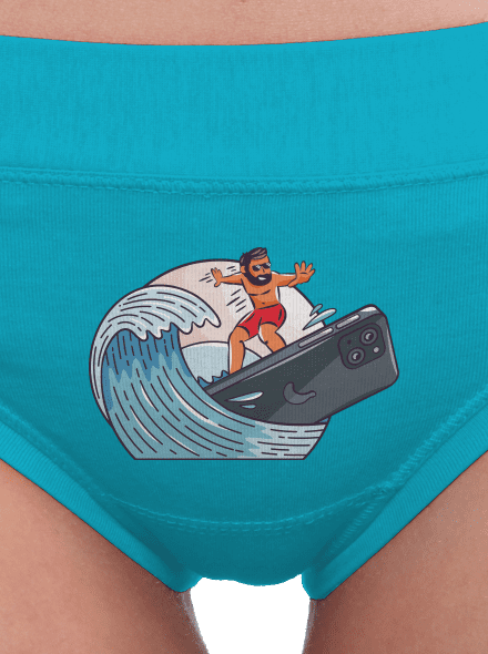 Jsem surfař dámské kalhotky Turquoise