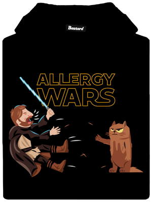 Allergy Wars pánská mikina klokanka Black