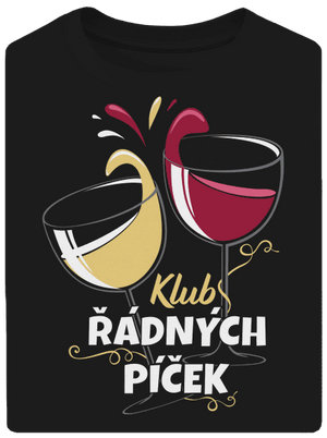 Klub řádných píček unisex tričko oversized Black