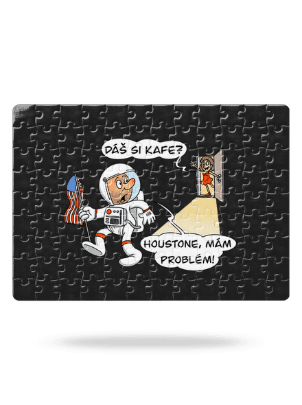 Houstone, mám problém! puzzle White