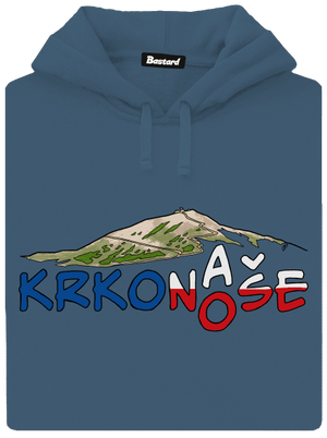 Krkonoše dámská mikina klokanka Denim