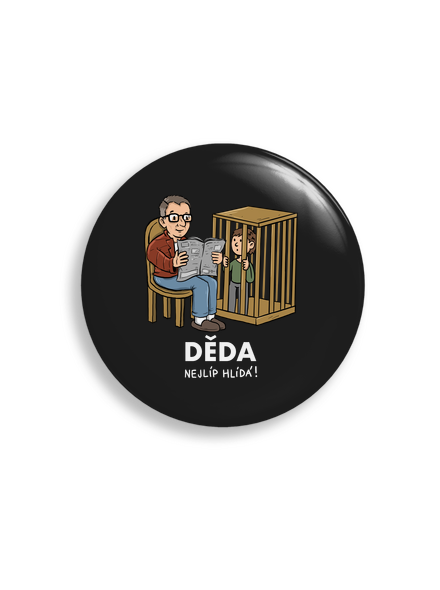 Děda hlídá placka uni