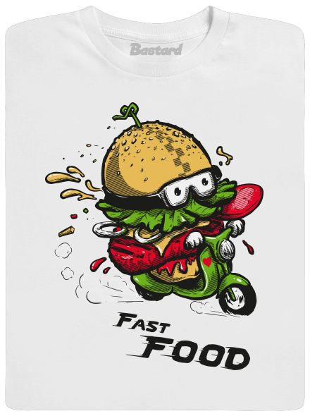 Fast Food dětské tričko White
