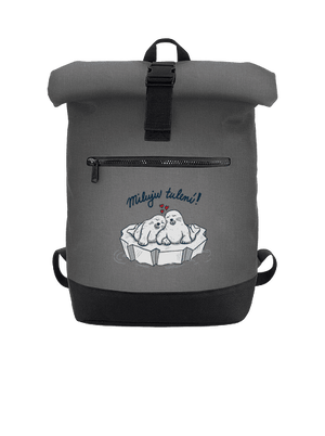 Miluju tulení batoh Grey Marl