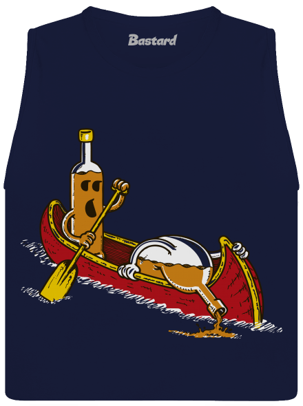 Rumáci dámské tílko volné Navy