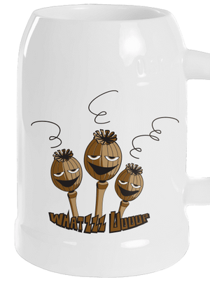 Makovice půllitr White