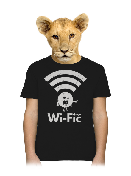 Wifič dětské tričko Black