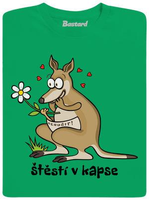 Štěstí v kapse pánské tričko Kelly Green