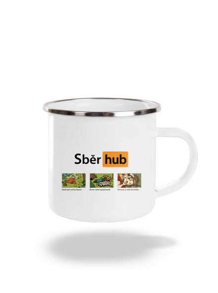 Sběr hub plecháček White
