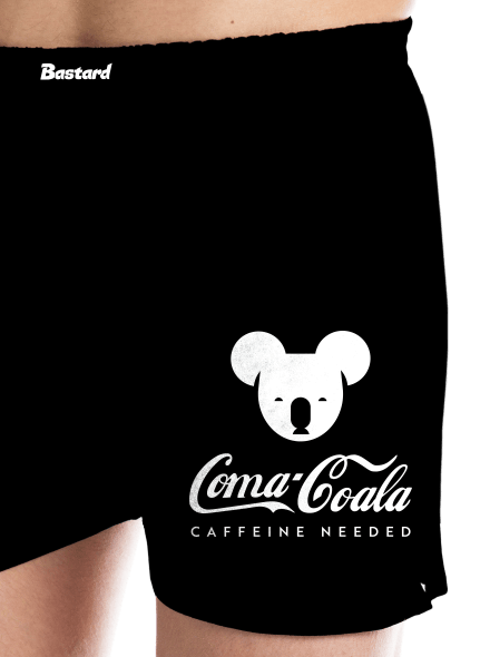 Coma Coala pánské trenky Black