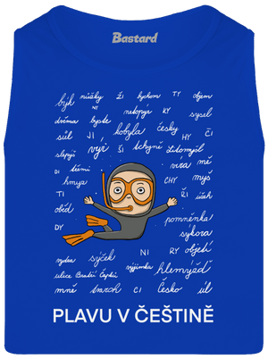 Plavu v češtině pánské tílko Royal Blue