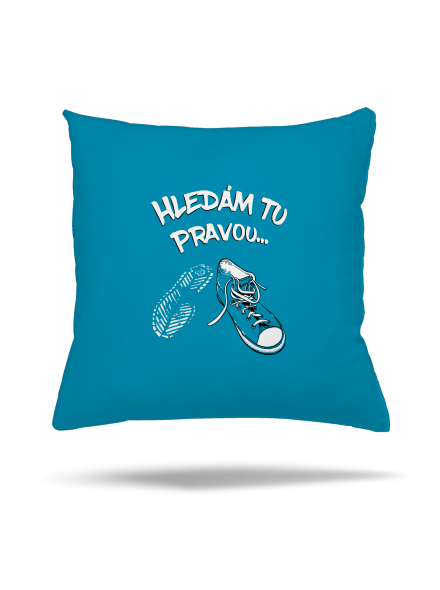 Hledám tu pravou polštář Blue Turquoise