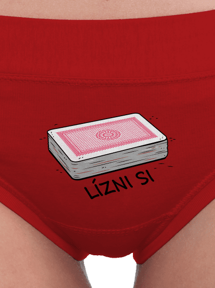 Lízni si dámské kalhotky Red Mal