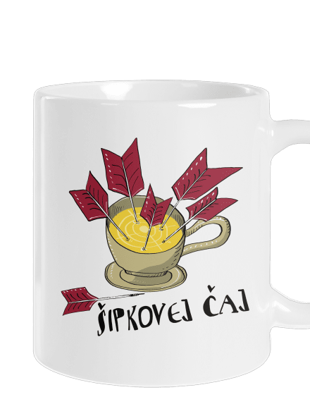Šipkovej čaj klasický hrnek White