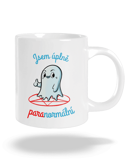 Jsem paranormální velký hrnek White