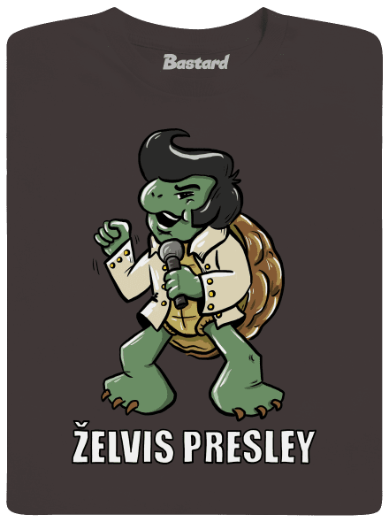 Želvis Presley pánské dlouhý rukáv Bear Brown