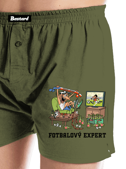 Fotbalový expert pánské trenky Khaki