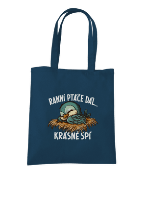 Ranní ptáče spí taška Petrol